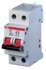 Рубильник 2п E202r 80А рычаг красн. ABB 2CDE282001R0080