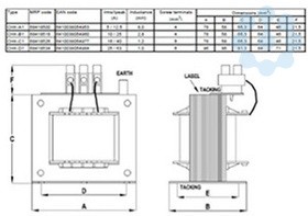 Дроссель входной/выходной для ACS 150/350 ABB 68418526