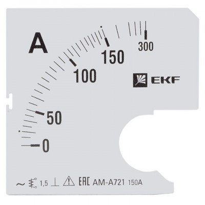 Шкала сменная для A721 150/5А-1.5 PROxima EKF s-a721-150