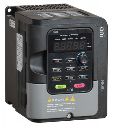 Преобразователь частоты M680 380В 3ф 0.75-1.5кВт 2.5-4.2А ONI M680-33E0075-015TIP20