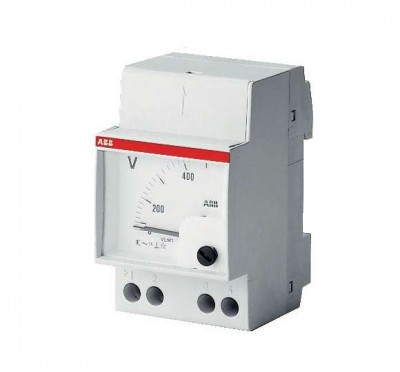 Вольтметр постоянного тока VLM 2/300V прям. вкл. ABB 2CSM210190R1001