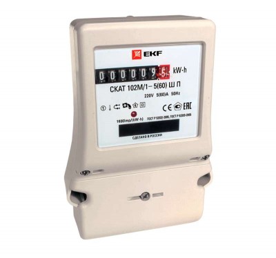 Счетчик СКАТ 102М/1-5(60) Ш П EKF 10204П