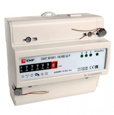 Счетчик СКАТ 301М/1-10(100) Ш Р EKF 30104P