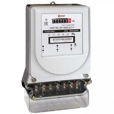 Счетчик СКАТ 302М/1-5(60) Ш П1 PROxima EKF 30302