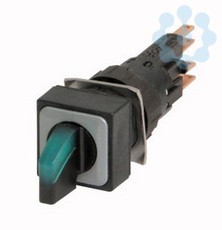 Головка переключателя с подсветкой 2 позиции зел. с фикс. Q18LWK1R-GN EATON 040350