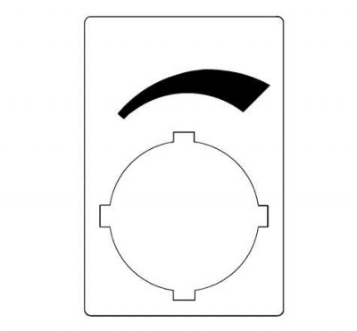 Шильдик для потенциометра ABB SK615562-87