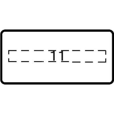 Шильдик MA6-1045 с текстом Stop ABB 1SFA611930R1045