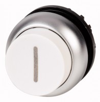 Головка кнопки M22-DRH-W-X1 выступающая с фикс. бел. EATON 216681