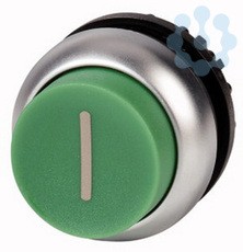 Головка кнопки M22-DH-G-X1 выступающая без фикс. зел. EATON 216657