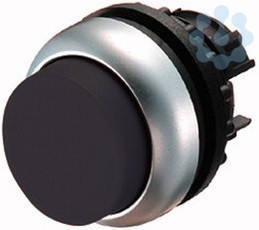 Головка кнопки M22-DRH-S выступающая с фикс. черн. EATON 216663