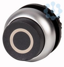Головка кнопки M22-DRH-S-X0 выступающая с фикс. черн. EATON 216679
