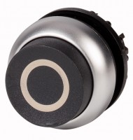 Головка кнопки M22-DRH-S-X0 выступающая с фикс. черн. EATON 216679