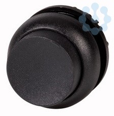 Головка кнопки M22S-DRH-S выступающая с фикс. черн.; черн. лицевое кольцо EATON 216664