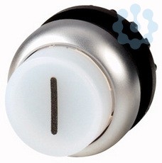 Головка кнопки с подсветкой выступающие без фикс. M22-DLH-W-X1 бел. EATON 216981
