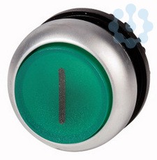 Головка кнопки M22-DRLH-G-X1 выступающая с фикс. с подсветкой. зел. EATON 216805
