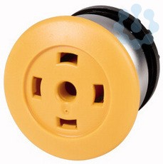 Головка кнопки грибовидная M22-DP-Y-X-GVP без фикс. пустая желт. EATON 216738