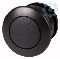 Головка кнопки M22S-DP-S грибовидная без фикс. черн.; черн. лицевое кольцо EATON 216713