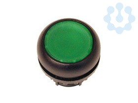 Головка кнопки с фикс. зел.; черн. лицевое кольцо M22S-DR-G EATON 216620
