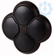 Кнопка 4-х позиционная черн.; черн. лицевое кольцо M22S-D4-S EATON 279412