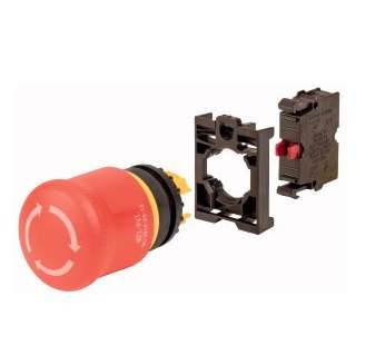 Кнопка аварийная 1НЗ отмена вытягивание M22-PVT-K01-BVP EATON 132624