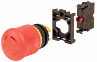 Кнопка аварийная 1НЗ отмена вытягивание M22-PVT-K01-BVP EATON 132624