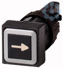 Кнопка без фиксации Q18D-33 черн. EATON 080166
