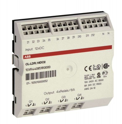 Модуль В/В дисплея 12I/4O-Реле CL-LDR.16AC2 ABB 1SVR440853R0000
