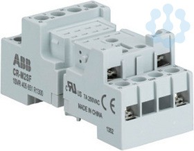 Цоколь CR-M4SF (стандартный) для реле CR-M 2/4ПК вилочный зажим ABB 1SVR405651R3300