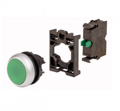 Кнопка M22-D-G-K10-BVP 1НО без фикс. зел. EATON 110934