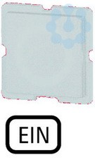 Шильдик 123TQ25 бел. EATON 063747