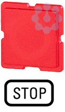 Шильдик СТОП 110TQ25 красн. EATON 093363