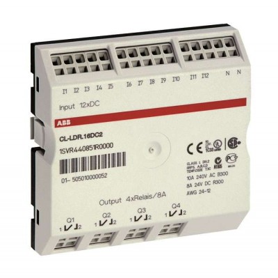 Модуль В/В дисплея 12I/4O-Реле CL-LDR.16DC2 ABB 1SVR440851R0000