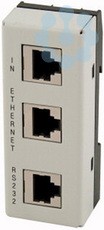 Интерфейс для переключения XC200 (разделенных сочетании RS232/Ethernet до 2 розетки RJ45) XT-RJ45-ETH-RS232 EATON 289170