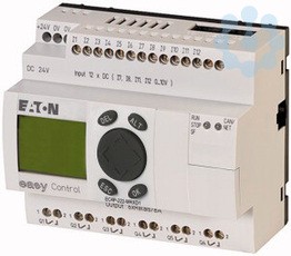 Контроллер компактный 24В DC 12DI (4 AI) 6DO (R) Ethernet CAN дисплей EC4P-222-MRXD1 EATON 106401