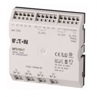 Модуль ввода-вывода MFD-RA17 24VDC для MFD-CP8/CP10 EATON 265364
