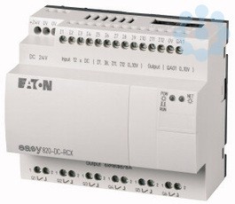 Реле программируемое 24В DC 12 DI 6DO реле 10А 1 AO часы реального времени EASY820-DC-RCX EATON 256272