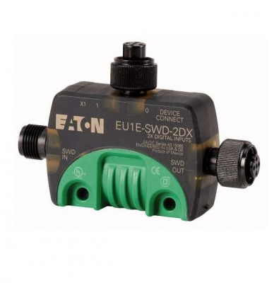 Модуль ввода/вывода T-Connector EU1E-SWD-2DX IP67 24В M12 EATON 174711