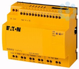Реле безопасности EASYSafety 24В DC 14DI 4DO -Транс 1DO реле EASYNet ES4P-221-DMXX1 EATON 111016