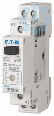Реле установочное 230В 2НЗ со светодиодн. сигнализацией и кнопкой Z-RK230/SS EATON 265203
