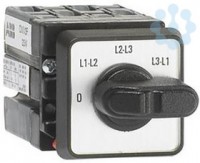 Переключатель 4-х поз. OMV3PB для вольтметра миниатюрный 2ур. 10А ABB 9CNB022533R5250