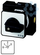 Переключатель ступенчатый 3п Ie=25А пол.0-3 45град. 48х48мм перед. креп. T3-2-8311/E EATON 018477