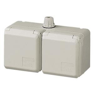 Комбинация розеток 2х16А 2п+Е 6ч 230В IP44 Cepex Mennekes 4219