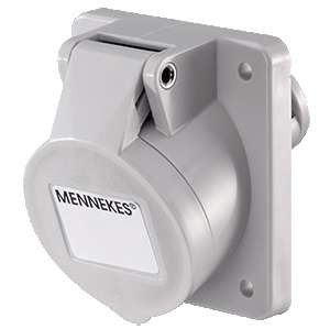 Розетка панельная 2п 32А 50В пост. ток IP44 Mennekes 2869