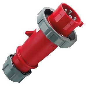 Вилка 32А 4п 6ч 400В IP67 AM-TOP Mennekes 20709