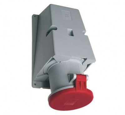 Розетка наружн. уст. 63А 2P+E 4ч IP44 ABB 2CMA167474R1000