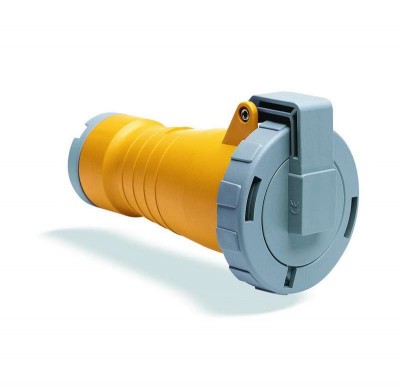 Розетка кабельная 432C7W 32А 3P+N+E 7ч IP67 ABB 2CMA166620R1000