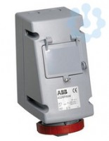 Розетка 432RPR6W 32А 3Р+N+Е 6ч с УЗО IP67 ABB 2CMA168364R1000