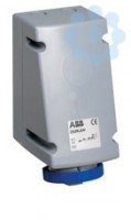 Розетка 232RL6W 32А 2P+E 6ч для монтажа на поверхность с подкл. шлейфа IP67 ABB 2CMA168481R1000