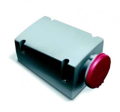 Розетка 416RL9 16А 3P+N+E 9ч для монтажа на поверхность с подкл. шлейфа IP44 ABB 2CMA168407R1000