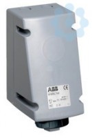 Розетка 416RL7W 16А 3P+N+E 7ч для монтажа на поверхность с подкл. шлейфа IP67 ABB 2CMA168476R1000